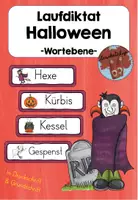 Vorschau - Arbeitsblätter - Laufdiktat/ Schleichdiktat Halloween Klasse 1 - Deckblatt