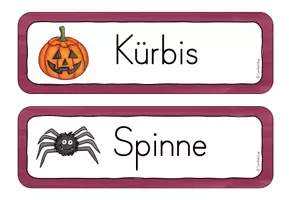 Vorschau - Arbeitsblätter - Laufdiktat/ Schleichdiktat Halloween Klasse 1 - Seite 3