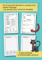 Vista previa - Hojas de trabajo - How to write a spooky story: creative writing; Halloween (Inglés) - página 3
