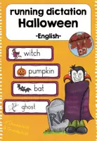 Vista previa - Hojas de trabajo - Running Dictation - Halloween (Inglés) - Portada