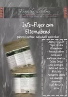 Vorschau - Arbeitsblätter - Flyer zum Elternabend! Individuell nutzbar! - Deckblatt