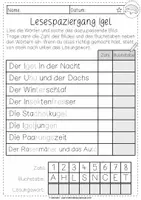 Vorschau - Unterrichtsreihen - Lesespaziergang Igel | differenziert | Klassen 1 bis 3 - Seite 1
