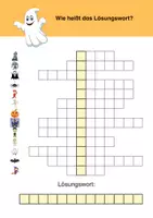 Vorschau - Arbeitsblätter - Happy Halloween - 5 einfache Lernrätsel zum Grusel-Wortschatz - Seite 3