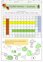 Vorschau - Arbeitsblätter - Suchsel zum Thema Herbst Klasse 1/2 - Seite 2