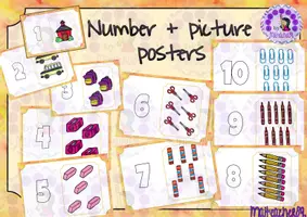 Vista previa - Hojas de trabajo - Numbers 1-10 Tracing Practice -Back to School - - página 3