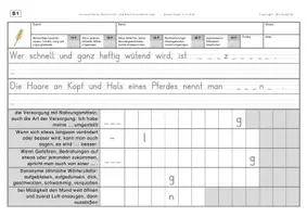 Vorschau - Arbeitsblätter - Konzentriertes Wortschatz- und Rechtschreibtraining - Wörter mit dem Umlaut ä vor dem Dehnungs-h - Seite 3