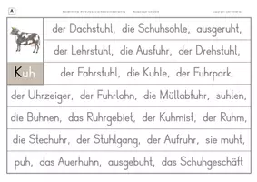 Vorschau - Arbeitsblätter - Konzentriertes Wortschatz- und Rechtschreibtraining - Wörter mit dem Vokal u vor einem stummen h - Seite 2