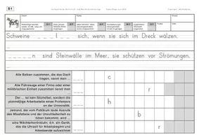 Vorschau - Arbeitsblätter - Konzentriertes Wortschatz- und Rechtschreibtraining - Wörter mit dem Vokal u vor einem stummen h - Seite 3