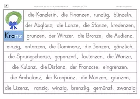 Vorschau - Arbeitsblätter - Konzentriertes Wortschatz- und Rechtschreibtraining - Wörter mit NZ - Seite 2
