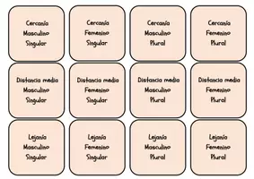 Vista previa - Juegos / Gamificación - Juego de parejas Demostrativos Castellano - página 3