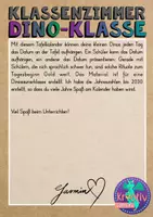 Vorschau - Poster - Kalender für die Tafel - Dinoklasse - Seite 1