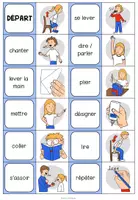 Vorschau - Spiele - LE LANGAGE EN CLASSE (Begriffe im Unterricht) - Domino (Französisch) - Seite 2