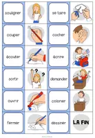 Vorschau - Spiele - LE LANGAGE EN CLASSE (Begriffe im Unterricht) - Domino (Französisch) - Seite 3