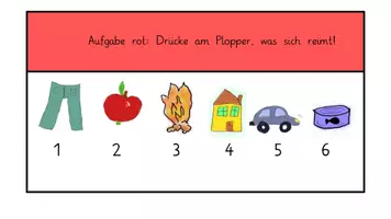 Vorschau - Stationenlernen - Reime Plopper-Lernspiel mit Lösung - Seite 3