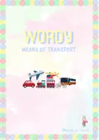 Vista previa - Juegos / Gamificación - Wordy: means of transport - Portada