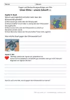 Vorschau - Arbeitsblätter - AwK AB zum Film "Unser Klima unsere Zukunft" mit Lösung - Seite 1