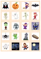 Vorschau - Arbeitsblätter - Halloween Paket: Lernrätsel und Kartenspiele - deutsch und englisch - Seite 3