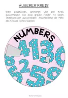 Vorschau - Arbeitsblätter - NUMBERS - Vocabulary Wheel - Seite 2