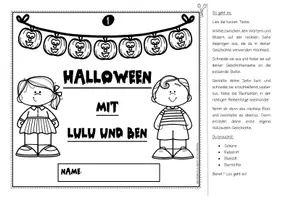Vorschau - Unterrichtsreihen - Halloween mit Lulu und Ben - Halloween-Mitmachheft Klasse 2 - Grundschule Halloween - Seite 3