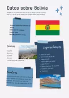 Vorschau - Text - Datos sobre Bolivia - Deckblatt