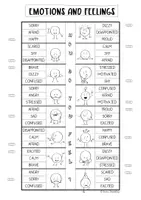 Vorschau - Fördermaterial/Inklusion - Emotions and Feelings - Klammerkarten - Seite 2