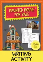 Vista previa - Hojas de trabajo - Haunted house for sale: descriptive writing - Halloween (Inglés) - Portada