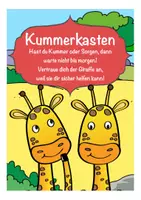 Vorschau - Arbeitsblätter - Giraffenklasse Kummerkasten Sorgenpost - Seite 3