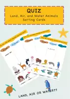 Vista previa - Unidades / Secuencias / Situaciones de Aprendizaje - Animals sorting cards: Land, Air and Water / Tarjetas de clasificación de animales: tierra, aire y agua - Portada