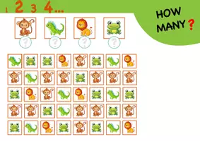 Vista previa - Unidades / Secuencias / Situaciones de Aprendizaje - Maths addition: count how many animals on the page / Suma de matemáticas: cuenta cuántos animales hay en la página - página 3