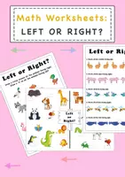 Vista previa - Unidades / Secuencias / Situaciones de Aprendizaje - Position worksheets: Left and right (with animal cards) / Hojas de trabajo: izquierda y derecha (con cartas de animales) - Portada
