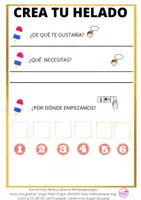 Vista previa - Hojas de trabajo - Crea tu helado. Funciones ejecutivas - Portada