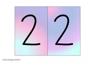 Vorschau - Bildkarten - Stationsschilder - 3 Versionen (Farbverlauf, bunt, pastell) - Seite 2