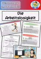 Vorschau - Stundenentwürfe - Die Arbeitslosigkeit Wirtschaft und Recht 8 II Lehrplan Plus - Deckblatt