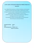 Vorschau - Arbeitsblätter - Merkmale der Ballade gruppenteilig erarbeiten - Deckblatt