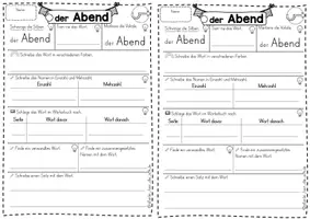 Vorschau - Arbeitsblätter - Trainingsheft Grundwortschatz 3/4 - Teil 2: morphologisches Prinzip/Verlängern - Seite 3