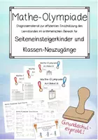 Vorschau - Fördermaterial/Inklusion - Mathe-Olympiade: Diagnostikheft zur Einstufung - Deckblatt