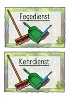 Vorschau - Präsentationen/Tafelbilder - Klassendienste + Namensschilder (Wald Version) - Seite 3