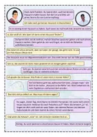 Vorschau - Arbeitsblätter - Dialog "Corona Impfung" - Informationen für die Deutschklasse / DaZ - Schüler - Seite 1