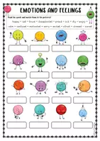 Vorschau - Arbeitsblätter - Emotions and Feelings - Worksheets - Seite 1