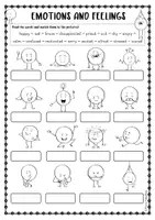 Vorschau - Arbeitsblätter - Emotions and Feelings - Worksheets - Seite 3
