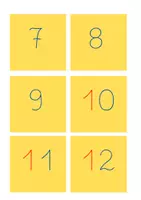 Vista previa - Decoración del aula - Números para crear tablero del 100 en aula (Imprimible) - página 1