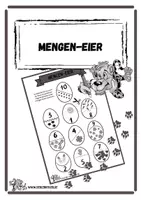Vorschau - Arbeitsblätter - Mengen-Eier (Mengenerfassung) mit Selbstkontrolle - Seite 2