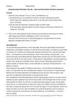 Vorschau - Klassenarbeiten - Sachtexte auswerten KA und EWH Klasse 6 - Deckblatt