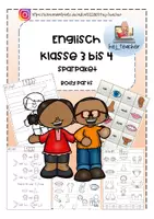 Vorschau - Stationenlernen - "Body parts" für den Englischunterricht - Deckblatt
