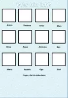 Vorschau - Spiele - Vorlage für Spiel "Wer bin ich" - Grundschule - DaZ - Seite 1