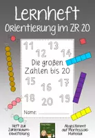 Vorschau - Arbeitsblätter - Die großen Zahlen bis 20 - Lernheft Zahlenraum 20 - Deckblatt
