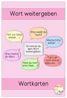 Vorschau - Poster - Wort weitergeben - Wortkarten - Deckblatt