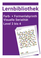 Vorschau - Arbeitsblätter - 14 Arbeitsblätter - Lesen lernen - Abfolgen erkennen und merken - Deckblatt