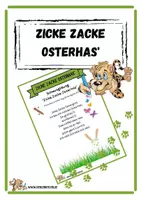 Vorschau - Spiele - Zicke Zacke Osterhas (Schwungübung mit Geschichte) - Deckblatt
