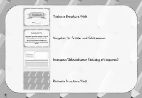 Vorschau - Arbeitsblätter - Tagebuch schwarzweiß - Schreibe auf, was du gemacht hast - Seite 2